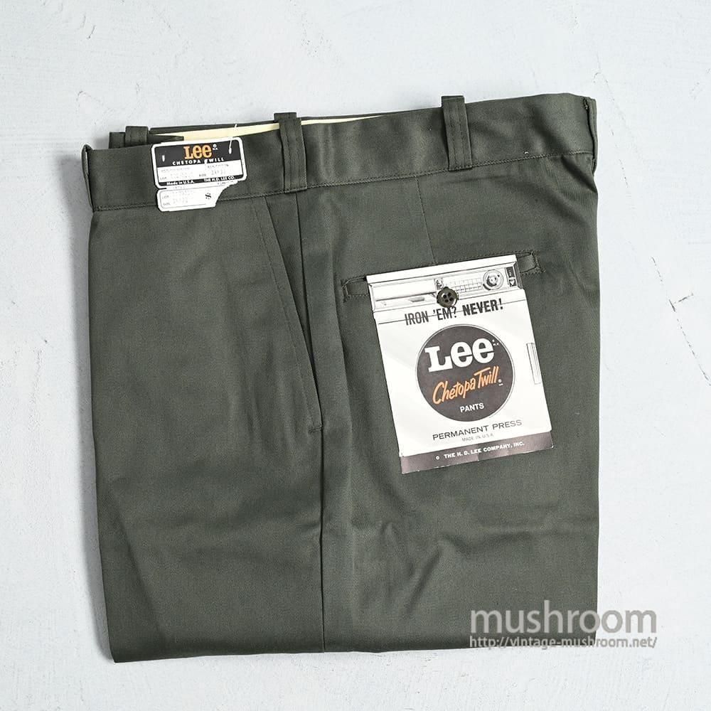 Lee CHETOPA TWILL WORK TROUSERS1960'S/DEADSTOCK/W34L32