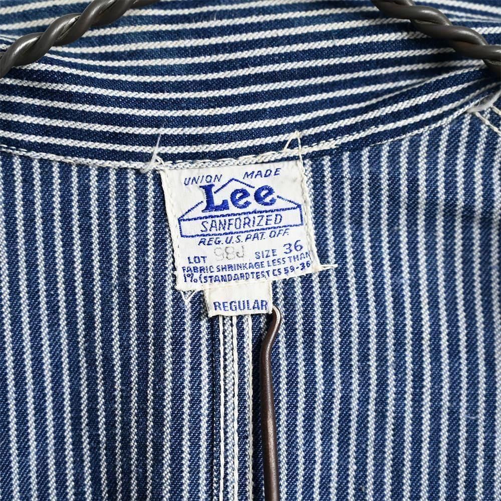 Lee 98-J HICKORY-STRIPED COVERALL with EMBROIDERY（1940'S