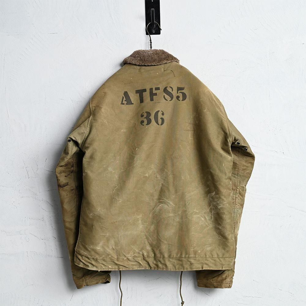 U.S.NAVY N-1 DECK JACKET with STENCIL（VERY GOOD CONDITION