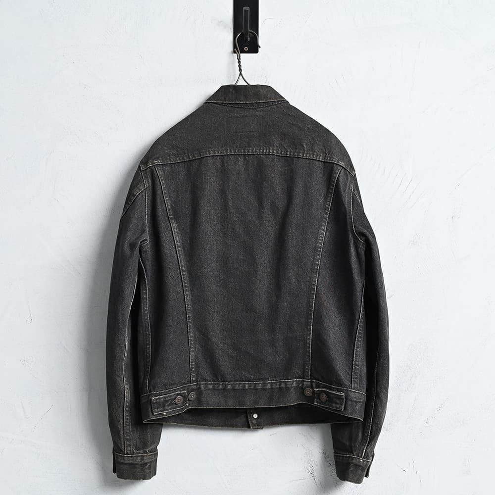 LEVI'S 70506-0259 BLACK DENIM JACKET（1980'S/GOOD CONDITION