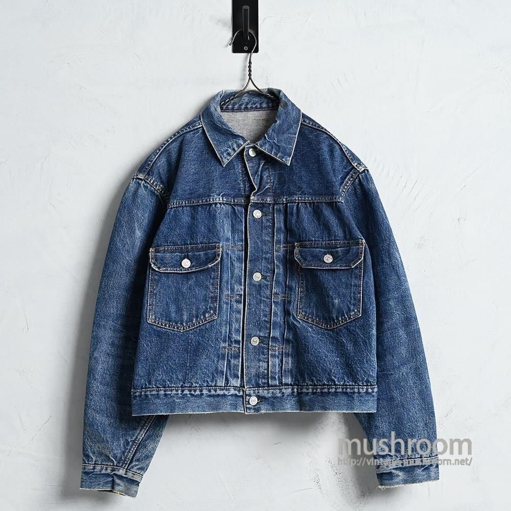 70sヴィンテージ ミリタリー  ブラウンタビーワークス M 雰囲気サイズ感抜群 LEVI'S 517XX DENIM JACKET（1950'S/BIG SIZE） - 古着屋