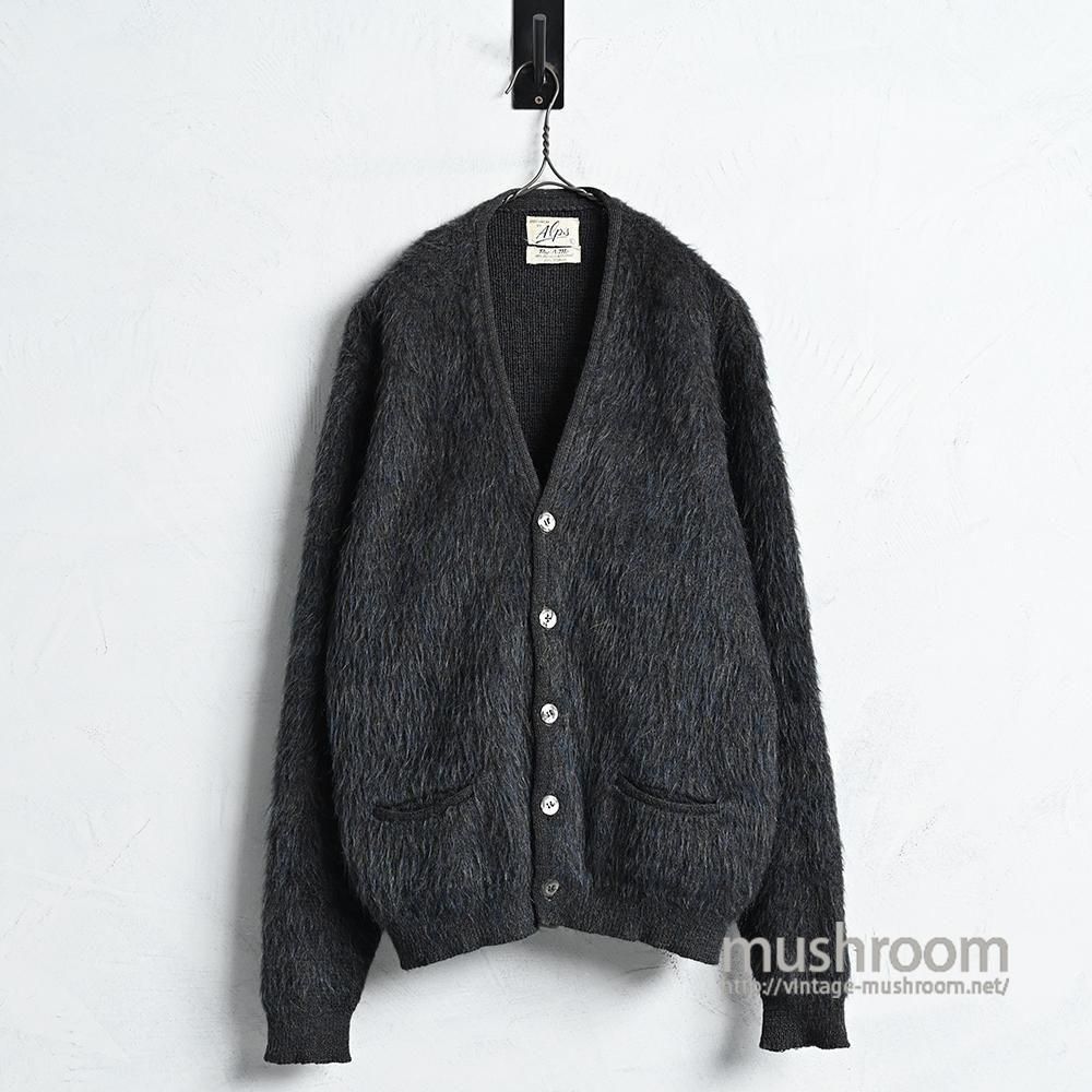 ALPS MOHAIR CARDIGAN（1950'S-60'S/GOOD CONDITION/LARGE