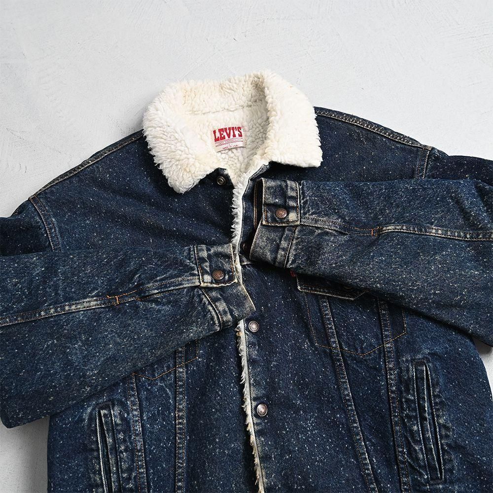 LEVI'S 70609-0229 GALACTIC WASHED DENIM BOA JACKET（'88/GOOD
