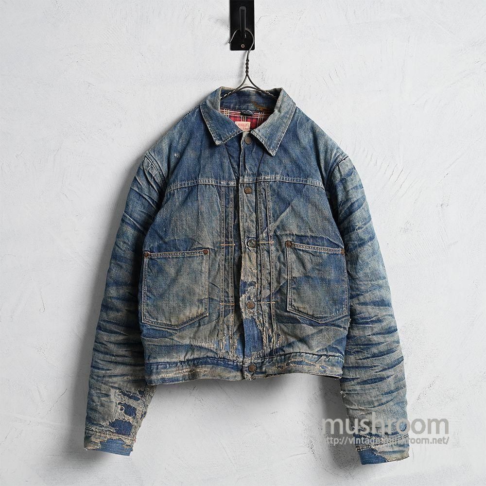 HERCULES 2-POCKET DENIM WORK JACKET with LINING（TIGER STRIPE/ART