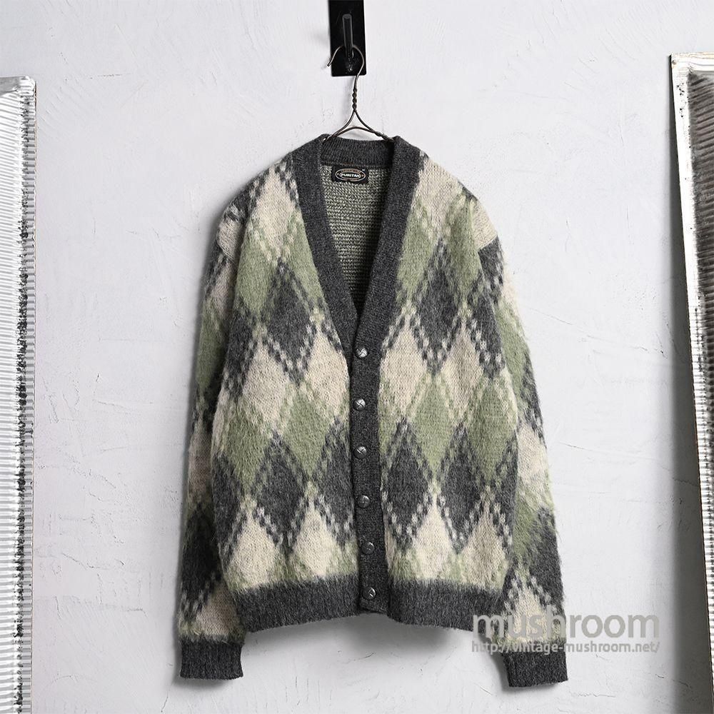 60s PURITAN カーディガン アクリル モヘア ビンテージ60's70's