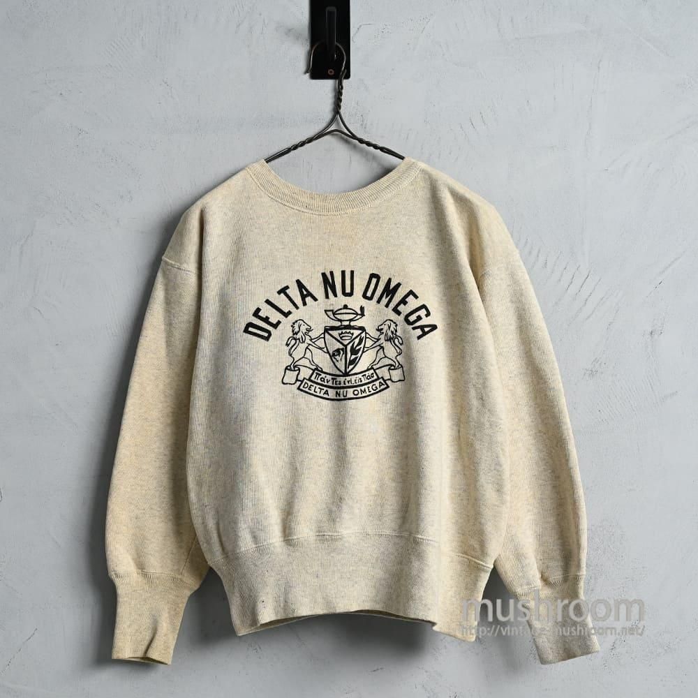 CHAMPION FLOCK PRINT SWEAT SHIRT （1950'S/GOOD CONDITION/MEDIUM