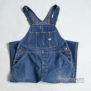  Lee 91-SB DENIM OVERALL with PAINT1950'S/GOOD SIZE & GOOD CONDITION