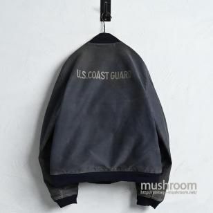 WW2 U.S.COAST GUARD BLUE DECK JACKET with 7-HOOKSUPER RARE PIECE/SZ 42