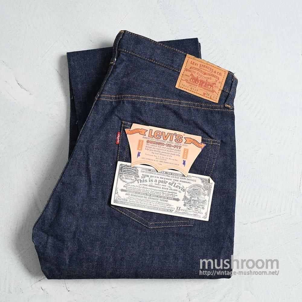 LEVI'S 501 BIGE JEANS（DEADSTOCK/W38L38） - 古着屋