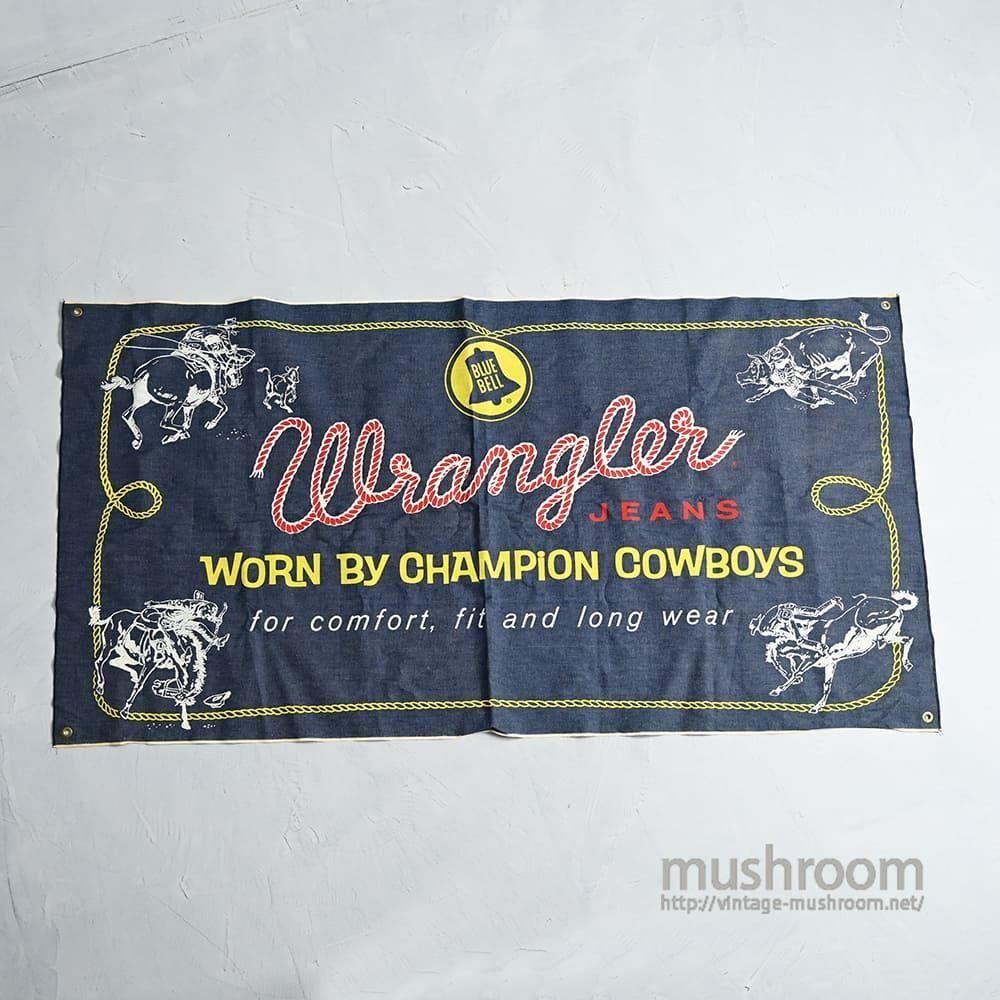 WRANGLER STORE DISPLAY DENIM BANNERALMOST DEADSTOCK