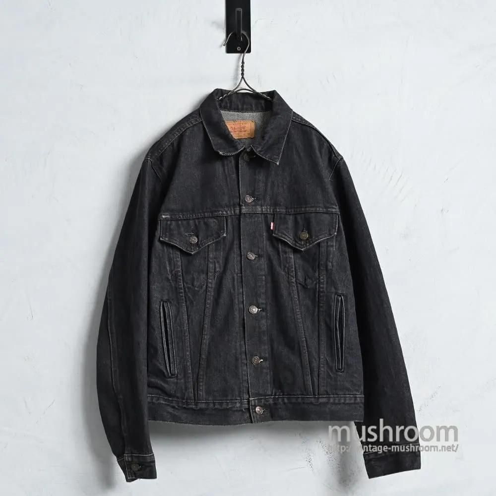 LEVI'S 70506-0259 BLACK DENIM JACKET（Around 1980'S/GOOD