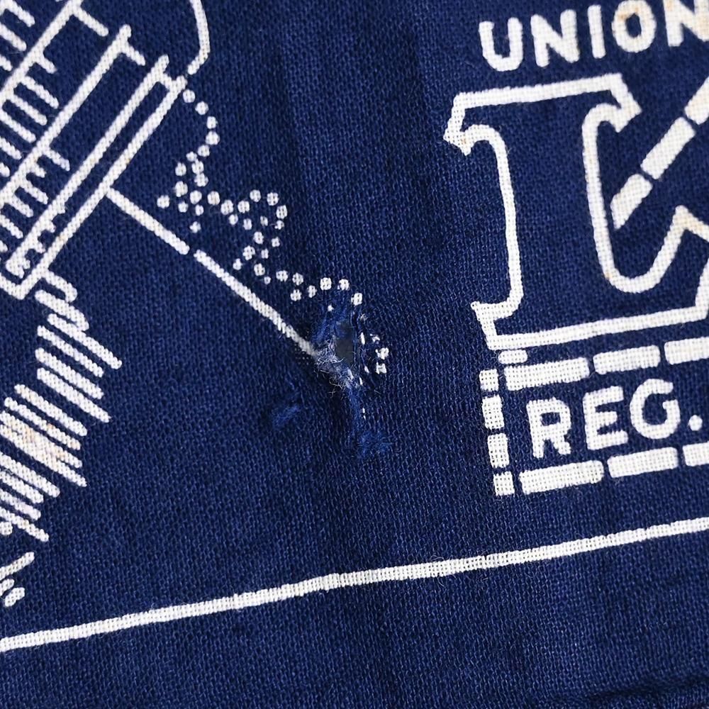 【SUPER RARE】1940's Lee Bandana - ハウスマーク f6f2b7eed1bbb1676e68b53a6bec69