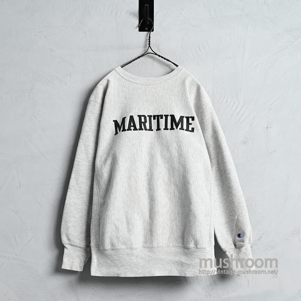【MUSHROOM 購入】 CHAMPION MARITIME リバースウィーブ CHAMPION ”MARITIME” REVERSE WEAVE（1990'S/GOOD CONDITION/LARGE