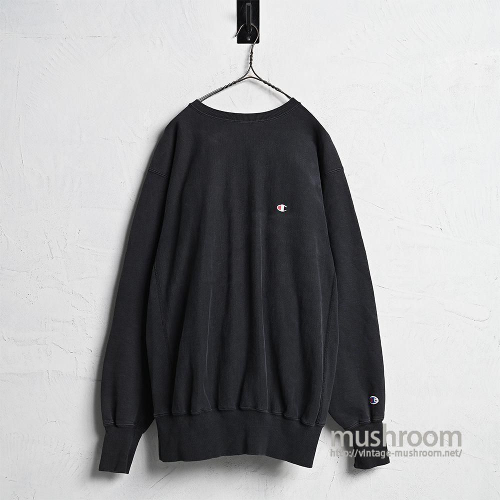 90s Champion Reverse Weave ブラック 無地 90年代 90s チャンピオン リバースウィーブ 黒 ブラック 無地