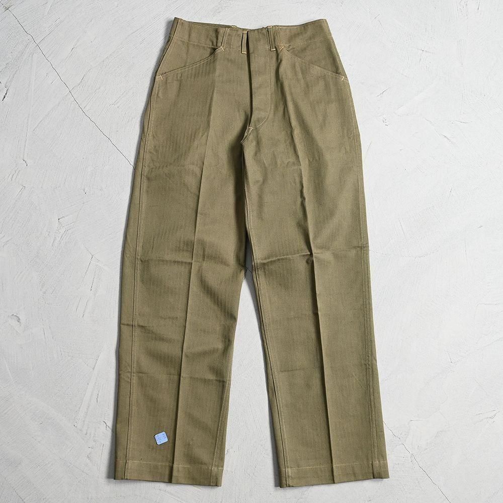 パンツ 40s USMC HBT vintage trousers ビンテージ40's○DEADSTOCK USMC M-44 HBTモンキーパンツ実寸