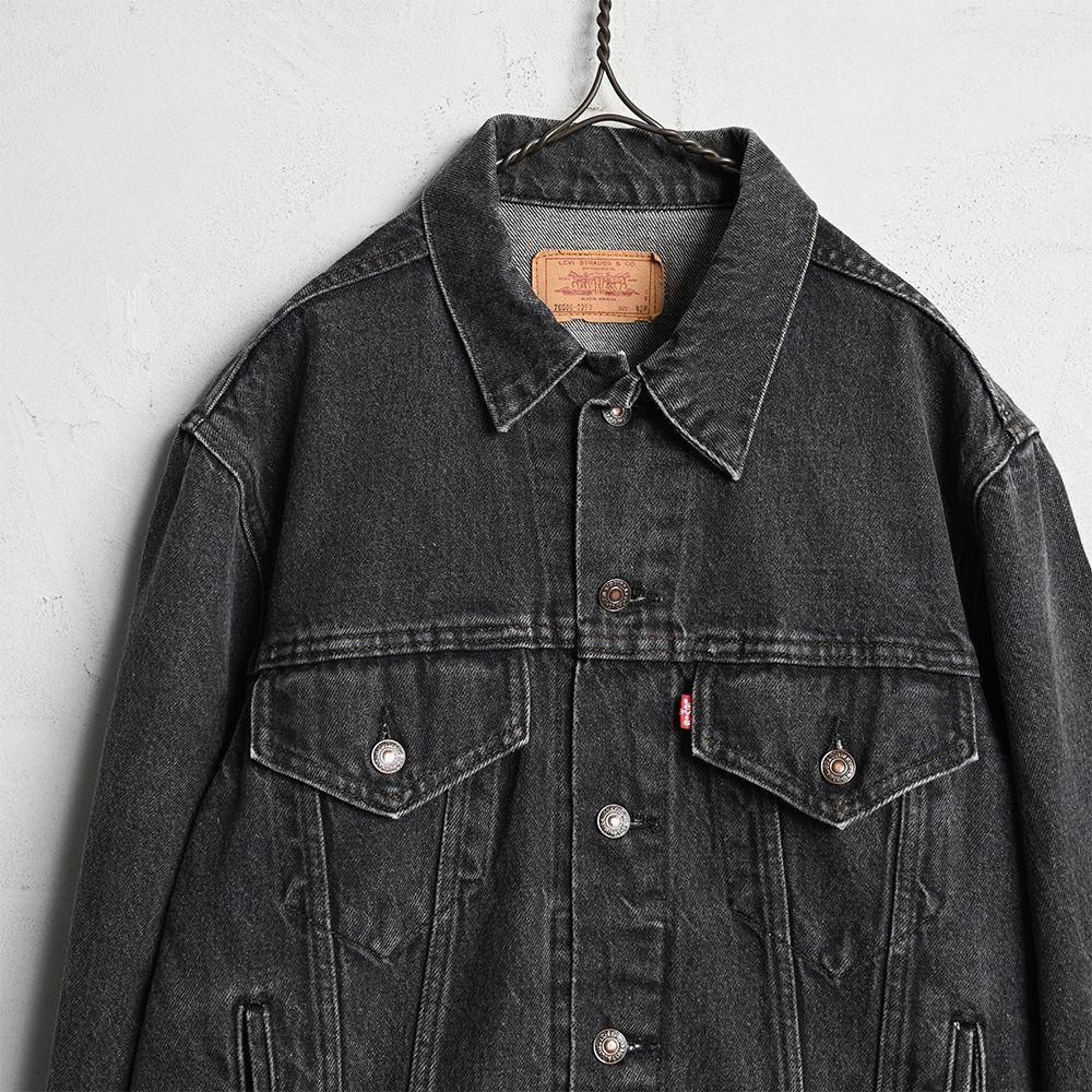 LEVI'S 70506-0259 BLACK DENIM JACKET（Around 1980'S/VERY GOOD
