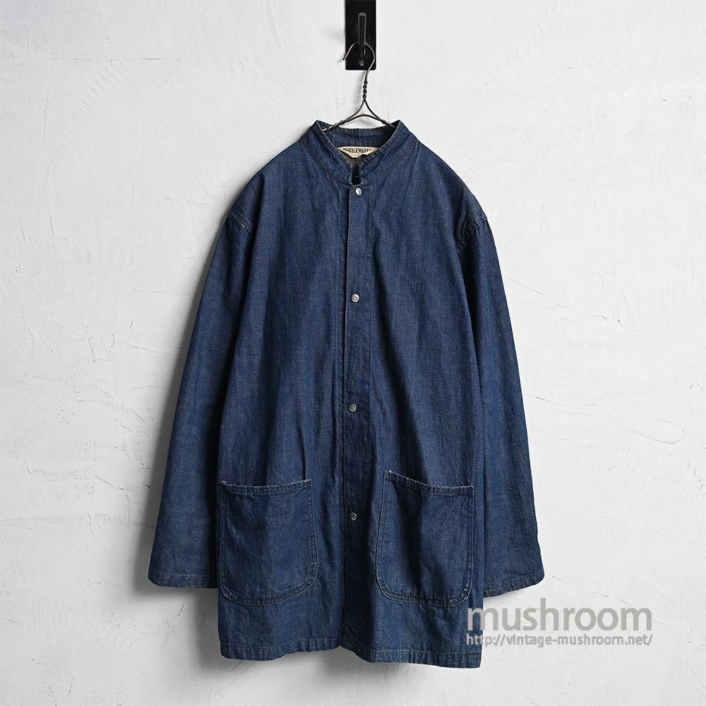 1990s RRL アメリカ製 Stand-Collar Chore Coat Vintage RRL Ralph Lauren Denim Chore Workers Button Jacket
