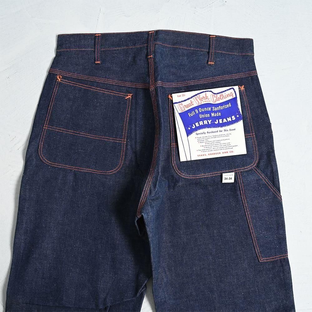 Around WW2 SEARS ROEBUCK DENIM PAINTER PANTS（DEADSTOCK/W34L34