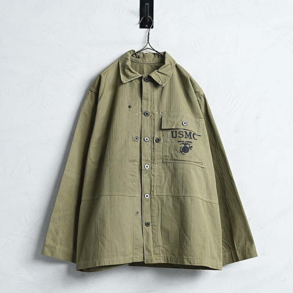 WW2 USMC P-44 HBT UTILITY JACKET（DEADSTOCK/SZ 42） - 古着屋