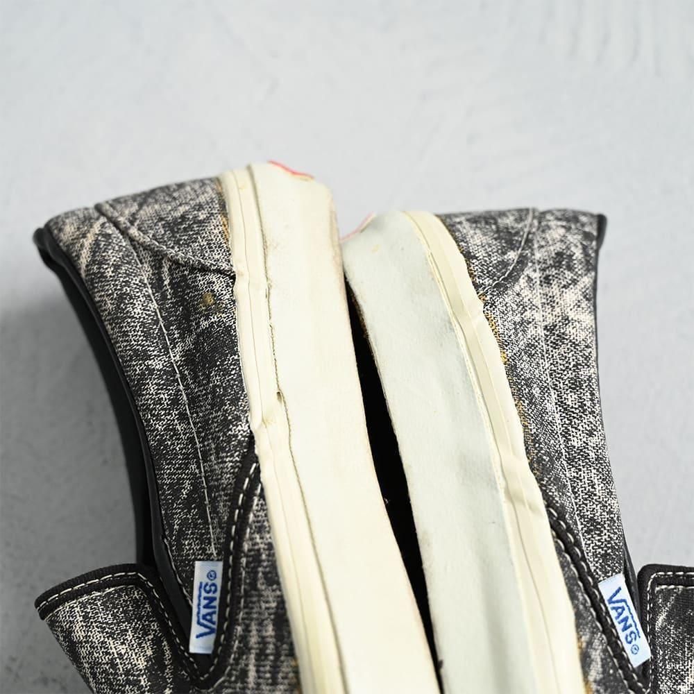 ヴィンテージ❋クロックス❋ポンチ素材パンプス❋fairygrunge VANS SLIP-ON CANVAS SHOES（1980'S/DEADSTOCK/US 7 1/2
