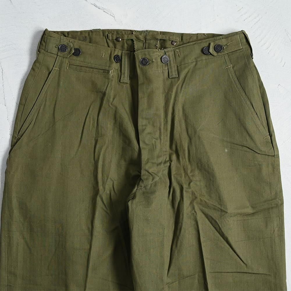 WW2 U.S.ARMY M-43 HBT FIELD TROUSERS（'44/DEADSTOCK/W34L30