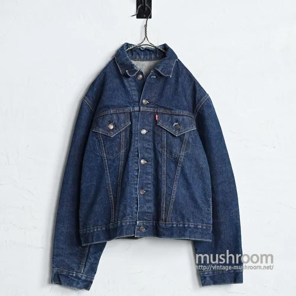 LEVI'S 70505-0317 BIGE DENIM JACKET（BIG SIZE/DARK COLOR/REMOVED