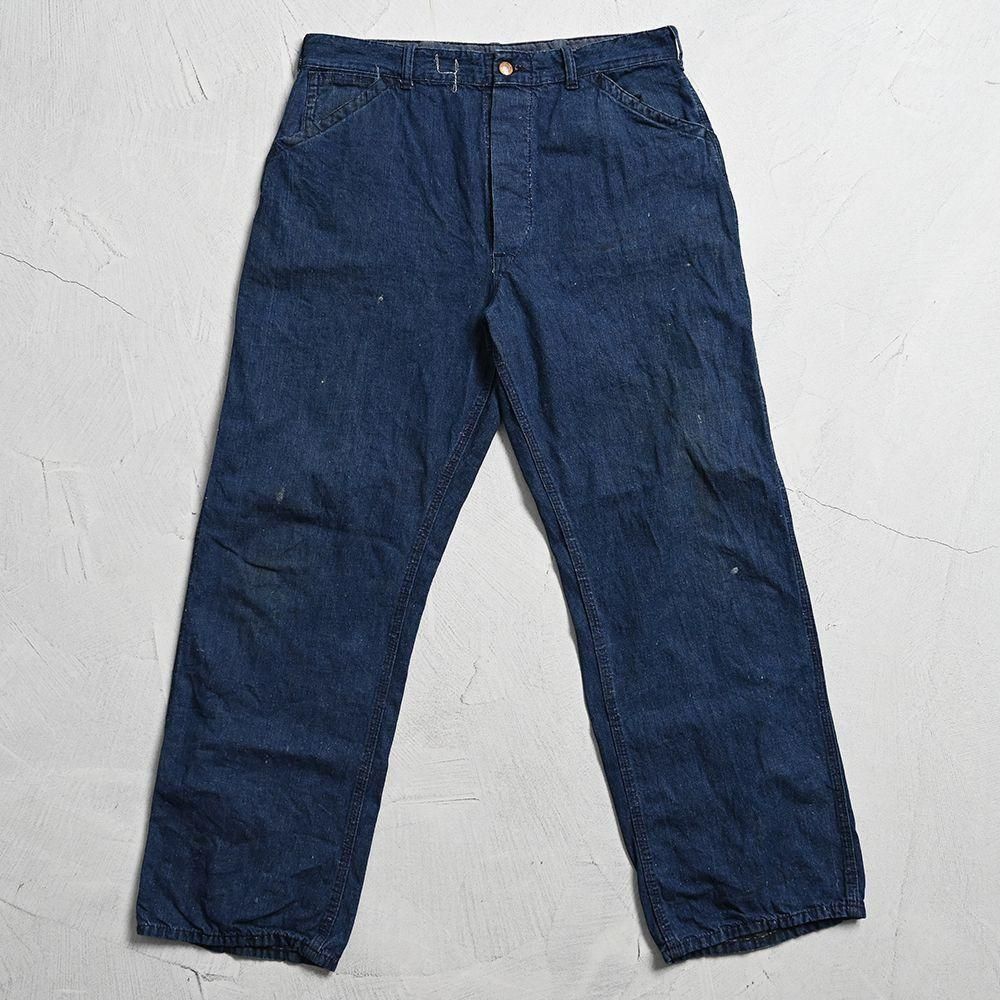 FINCK'S DENIM PAINTER PANTS（1940'S/DARK COLOR） - 古着屋
