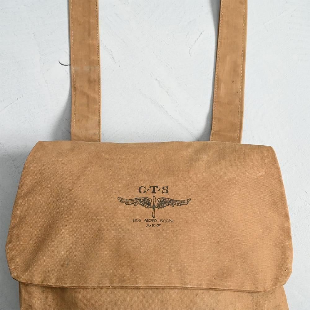 1910s WW1 ガスマスクバック ハンドペイント レアカラー ヴィンテージ 1910s WW1 ガスマスクバック ハンドペイント レアカラー