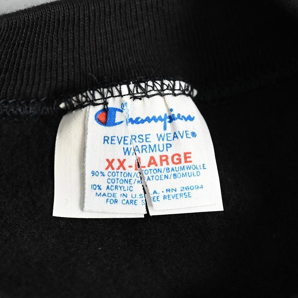 CHAMPION BLACK REVERSE WEAVE（1980'S/DEADSTOCK/XX-LARGE