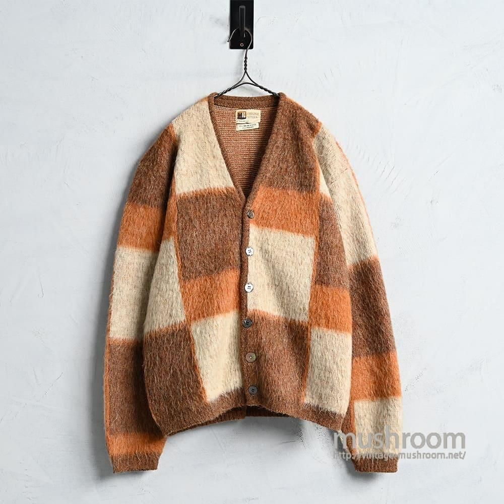 MILWAUKEE KNIT 60s ビンテージ モヘヤカーディガン 小さめ 60s milwaukee knit Mohair Wool Cardigan （M） | Wonder Wear