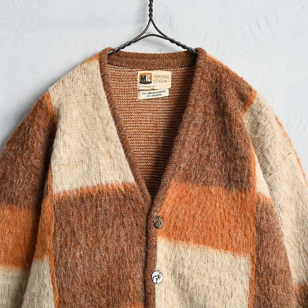 MILWAUKEE KNIT MOHAIR CARDIGAN（1960'S/VERY GOOD CONDITION