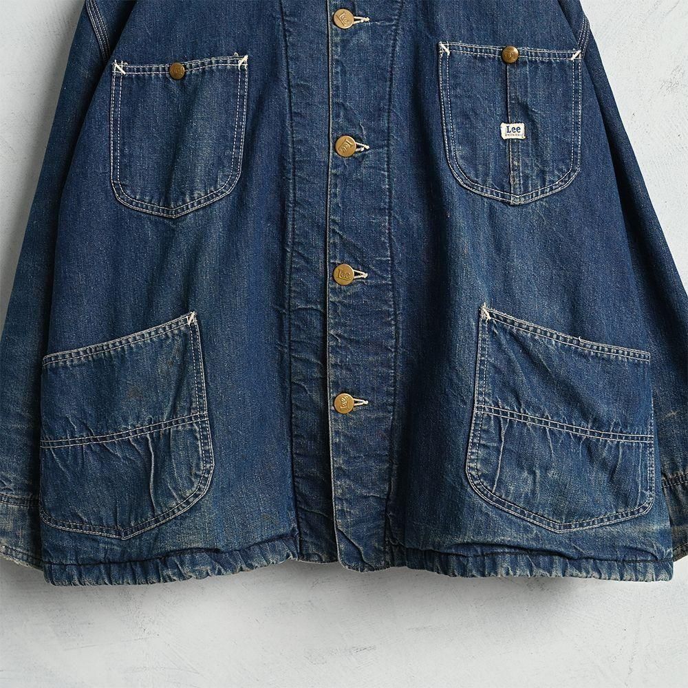 【希少】Lee 91-LJ denim coverall ボロ 50s Lee 91-LJ DENIM COVERALL（1950'S/SZ 44） - 古着屋