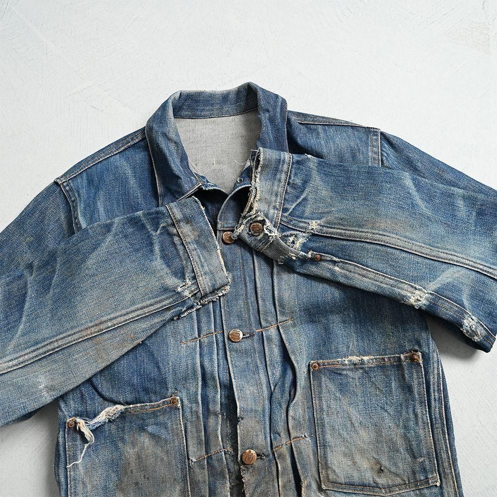 【vintage lover】 MW 101 Denim Jacket MW 101 2-POCKET DENIM JACKET with BUCKLEBACK（1940'S/AMAZING