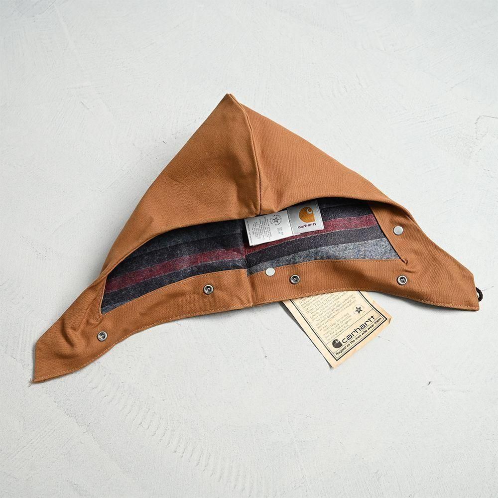 CARHARTT BROWN DUCK BLANKET LINED COAT with HOODY（DEADSTOCK