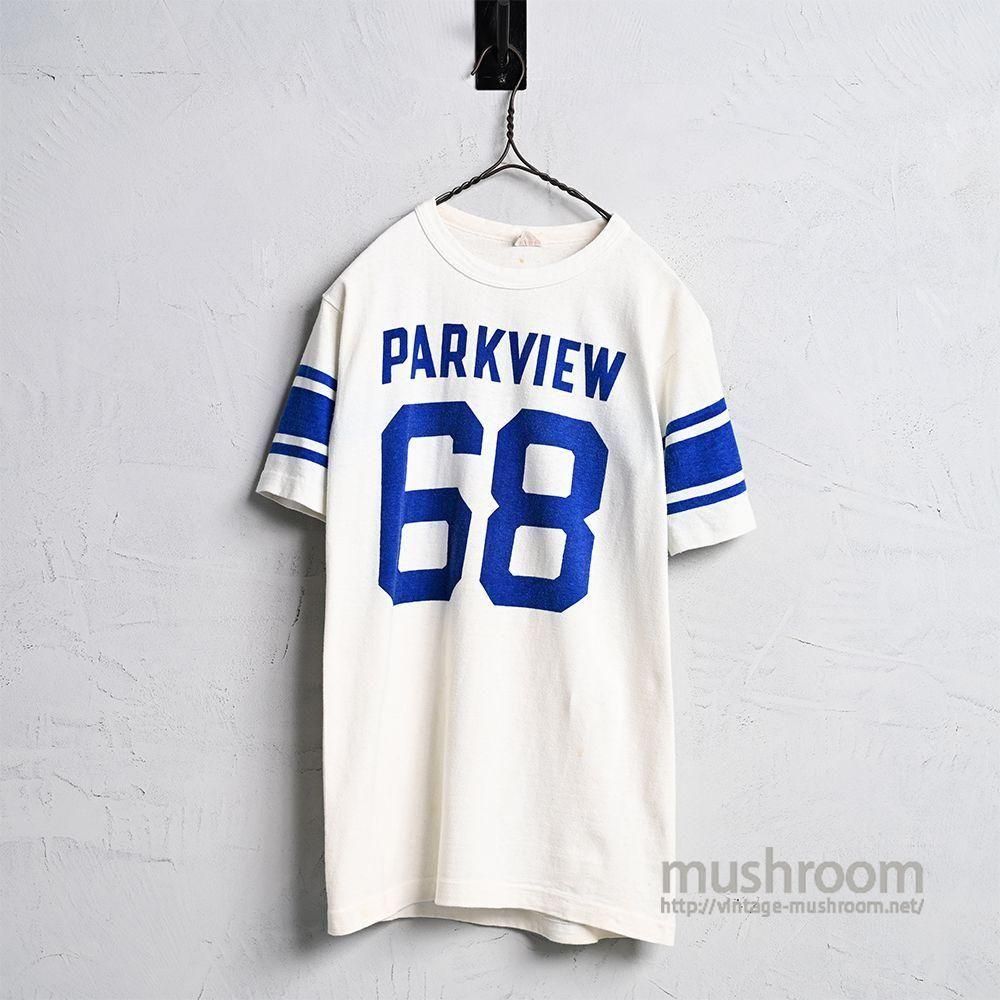 CHAMPION WATER PRINT FOOTBALL T-SHIRT（1960'S/GOOD CONDITION