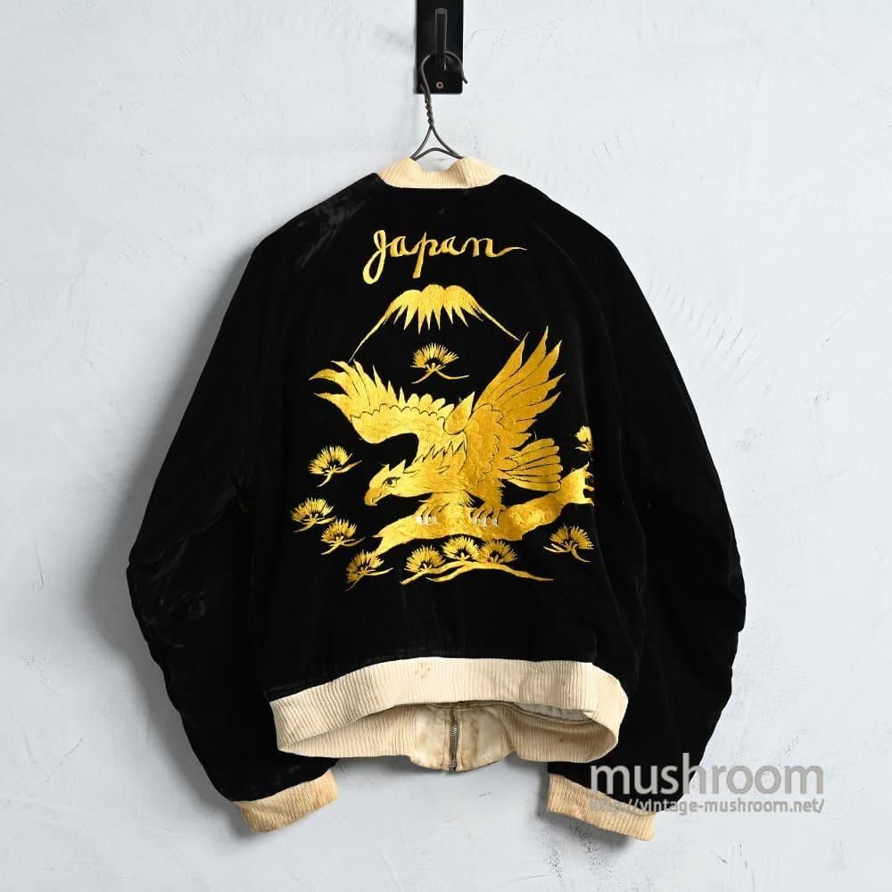 JAPAN SOUVENIR JACKET with GOLD EMBROIDERY（1950'S/GOOD CONDITION