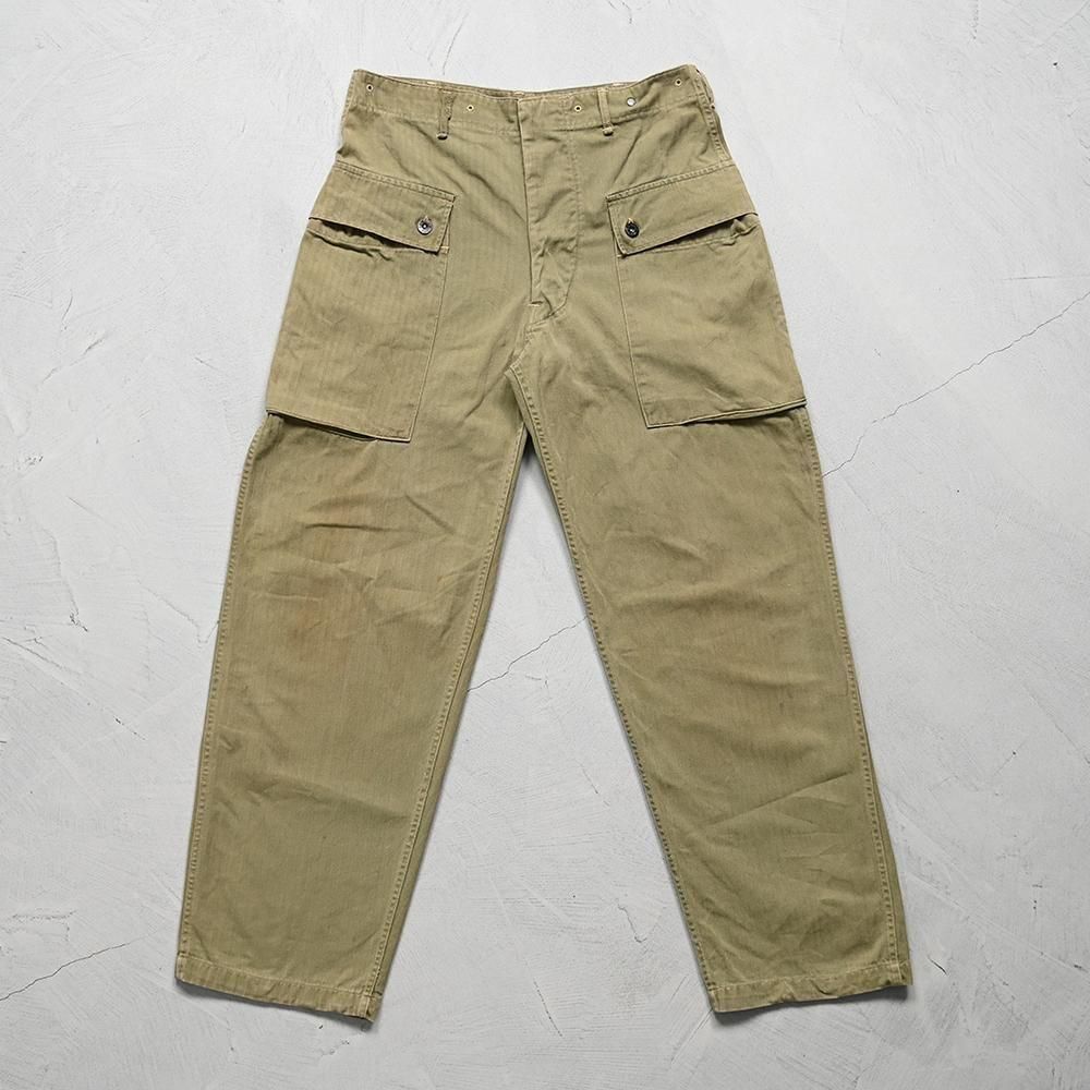 WW2 USMC P-44 HBT TROUSERS（1940'S/GOOD CONDITION） - 古着屋