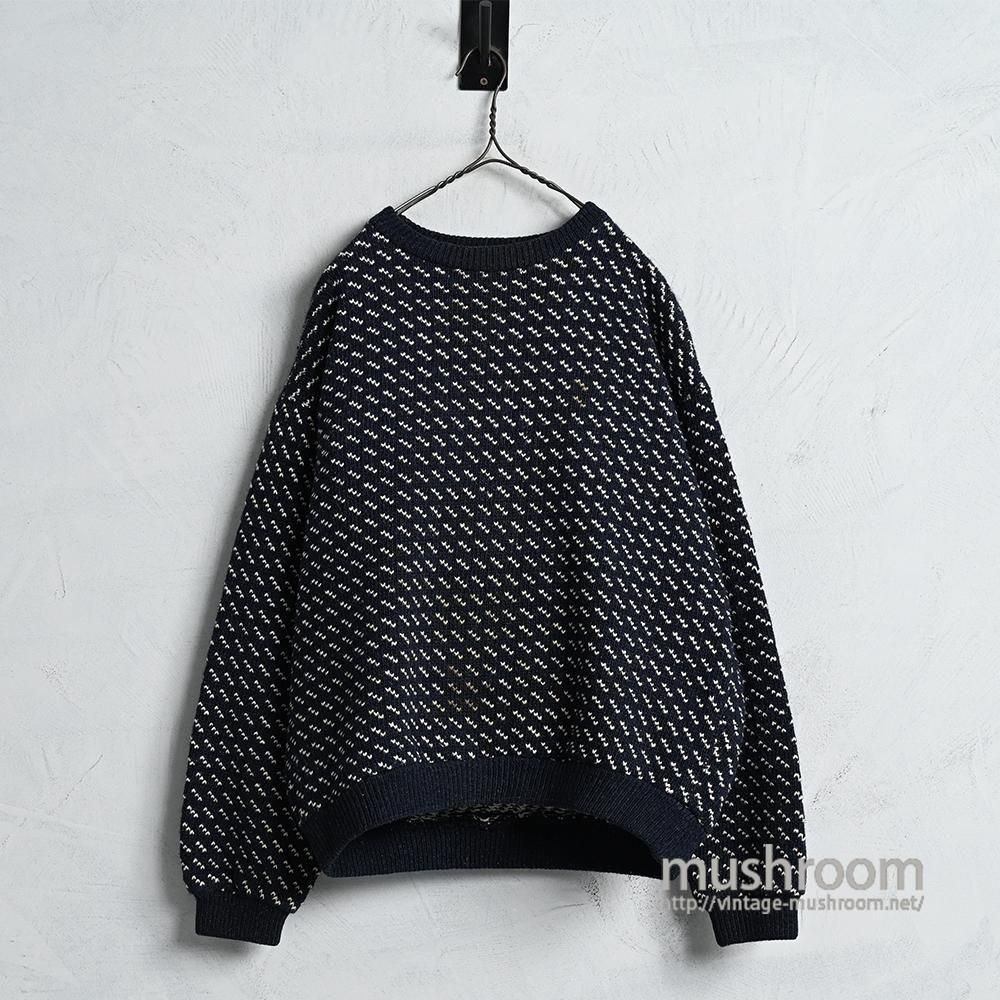 L.L.BEAN BIRD'S EYE SWEATER（1960'S/X-LARGE/GOOD USED