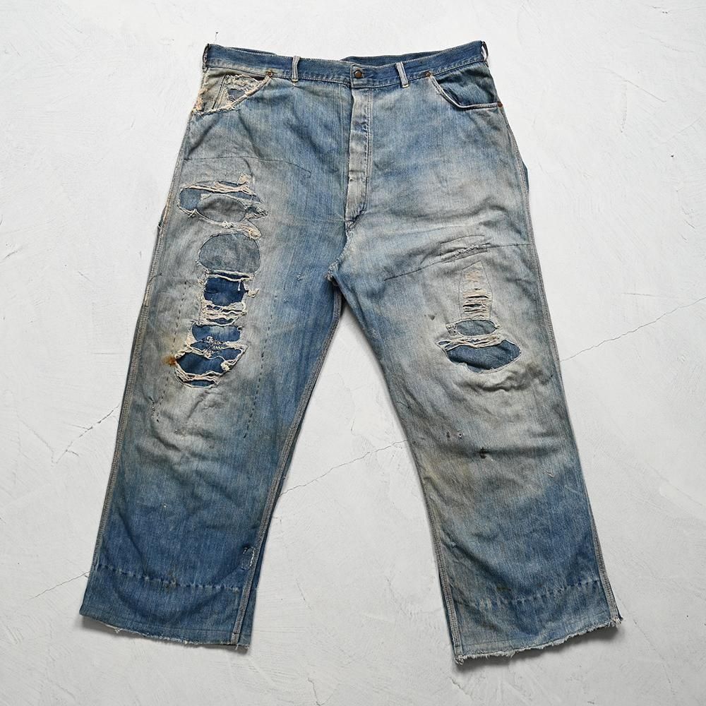 60s unknown denim pants ヴィンテージデニム 1950's - 1960's 