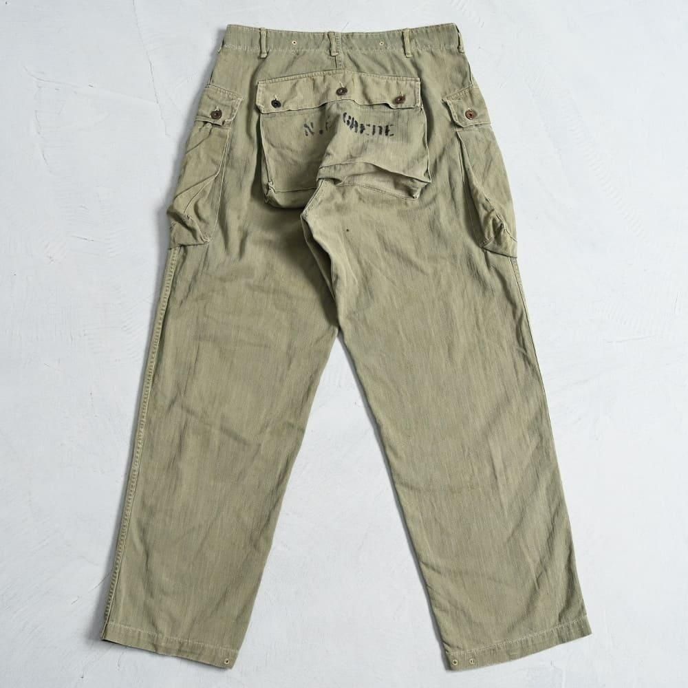 パンツ 40s USMC HBT vintage trousers パンツ 40s USMC HBT vintage trousers パンツ 40s USMC HBT