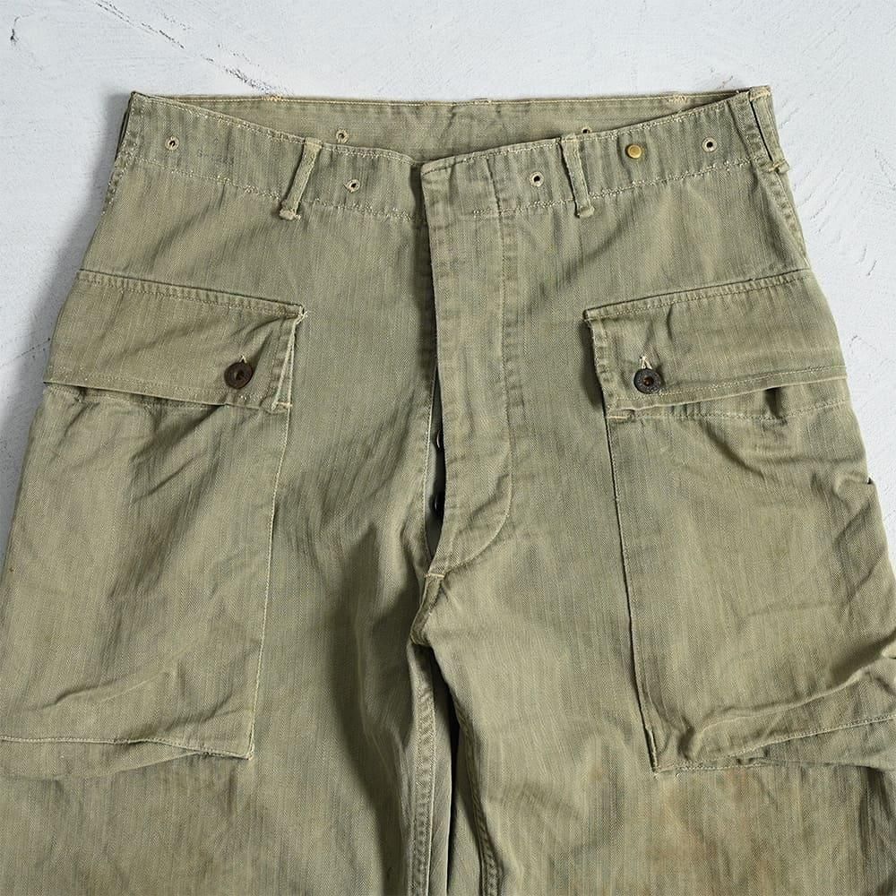 パンツ 40s USMC HBT vintage trousers 7月5日(土) VINTAGE COLLECTION】 40s USMC P-44 HBT TROUSERS
