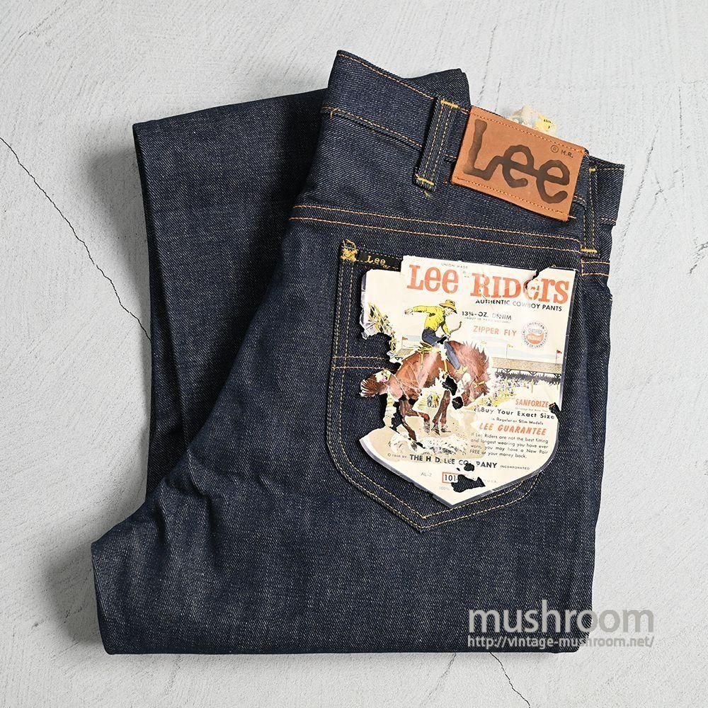 Lee 101Z RIDERS JEANS with SELVEDGE（1960'S/DEADSTOCK/W31