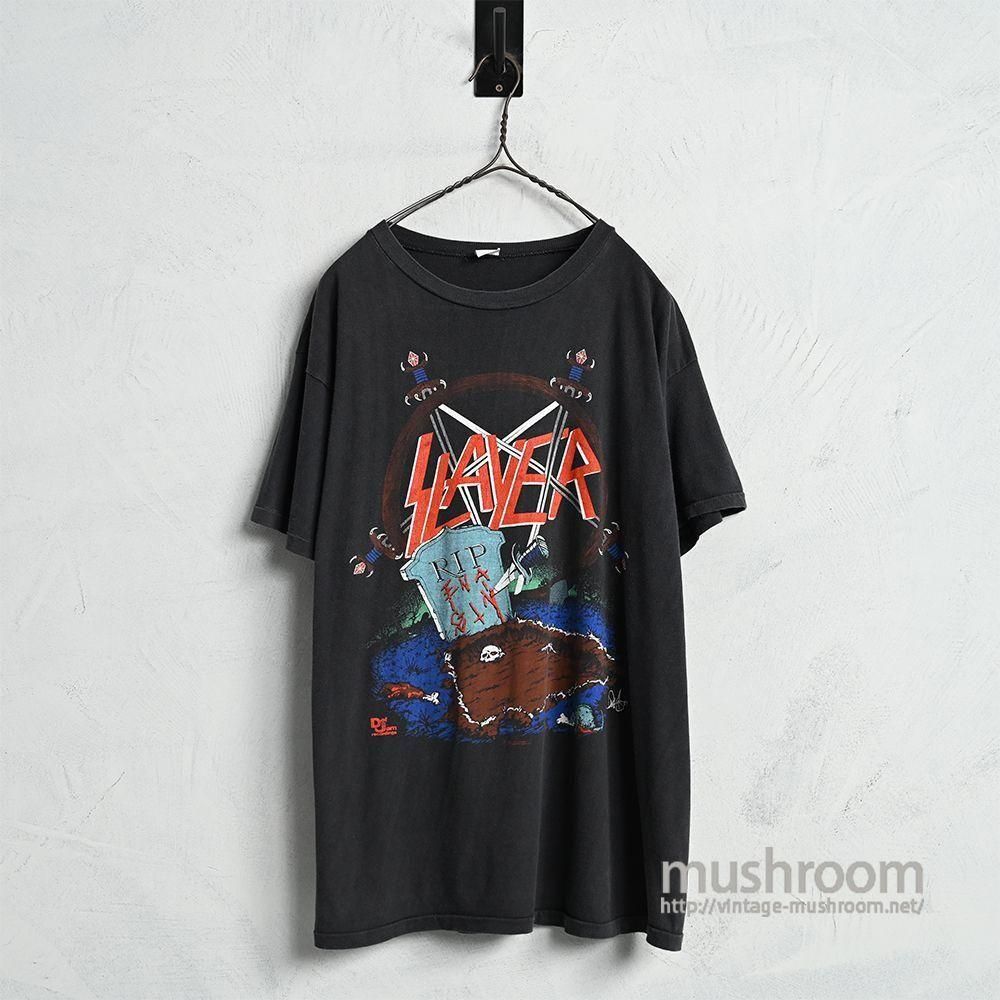 SLAYER EURO TOUR T-SHIRT1980'S/GOOD FADE/LARGE