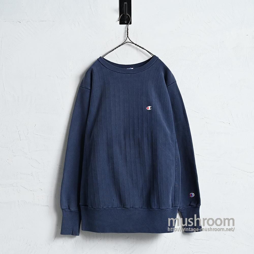 CHAMPION PLAIN REVERSE WEAVE with UNUSUAL DETAIL1990'S/GOOD FADE