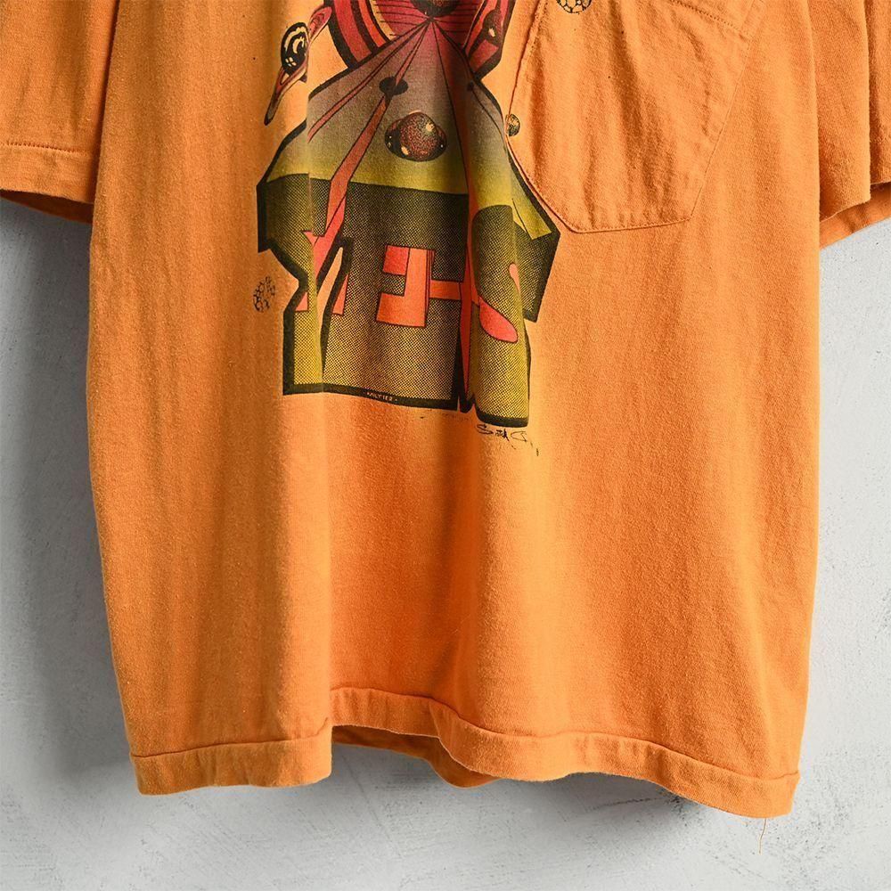 80s ヴィンテージ　足ツボ　内臓　 Tシャツ クリーム色 80s ヴィンテージ 足ツボ 内臓 Tシャツ クリーム色