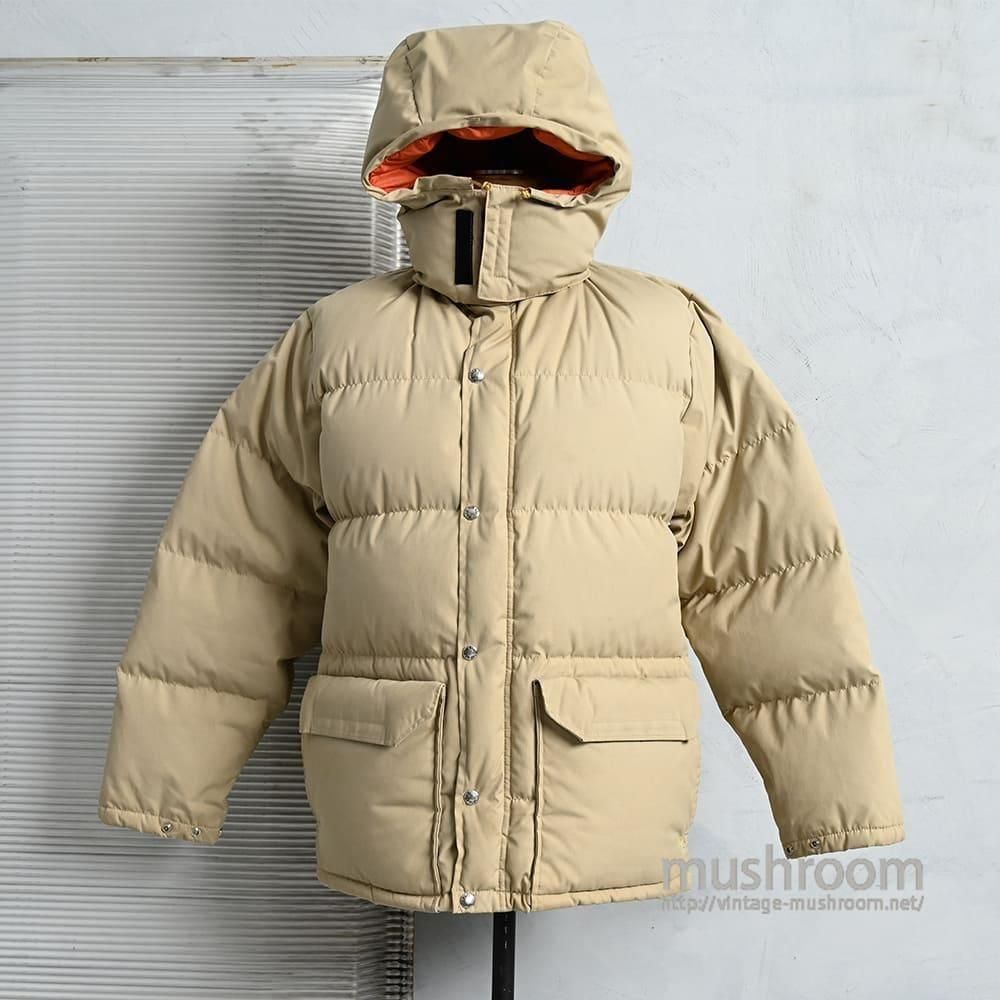 THE NORTH FACE DOWN JACKET with HOODY1970'S/GOOD CONDITION/MEDIUM