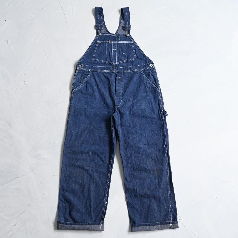 70s プリズンデニムジャケット　ヴィンテージ　マッシュルーム USA WW2 OSH KOSH DENIM OVERALL（1940'S/VERY GOOD CONDITION