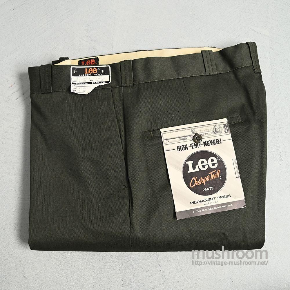 Lee CHETOPA TWILL WORK TROUSERS（DEADSTOCK/W34L32） - 古着屋