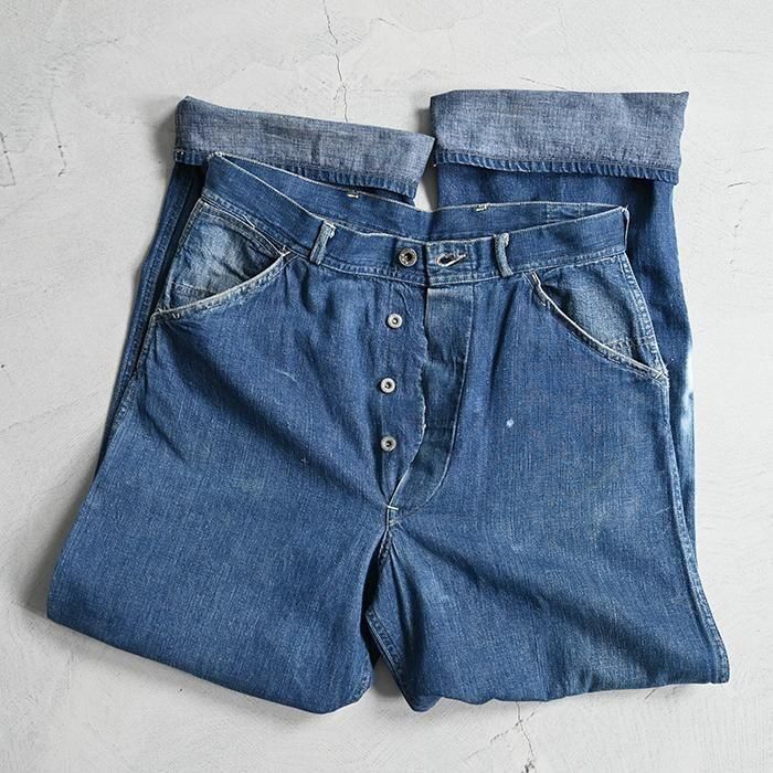パンツ Koh WW2 Free Land DENIM PAINTER PANTS（1940'S/GOOD CONDITION