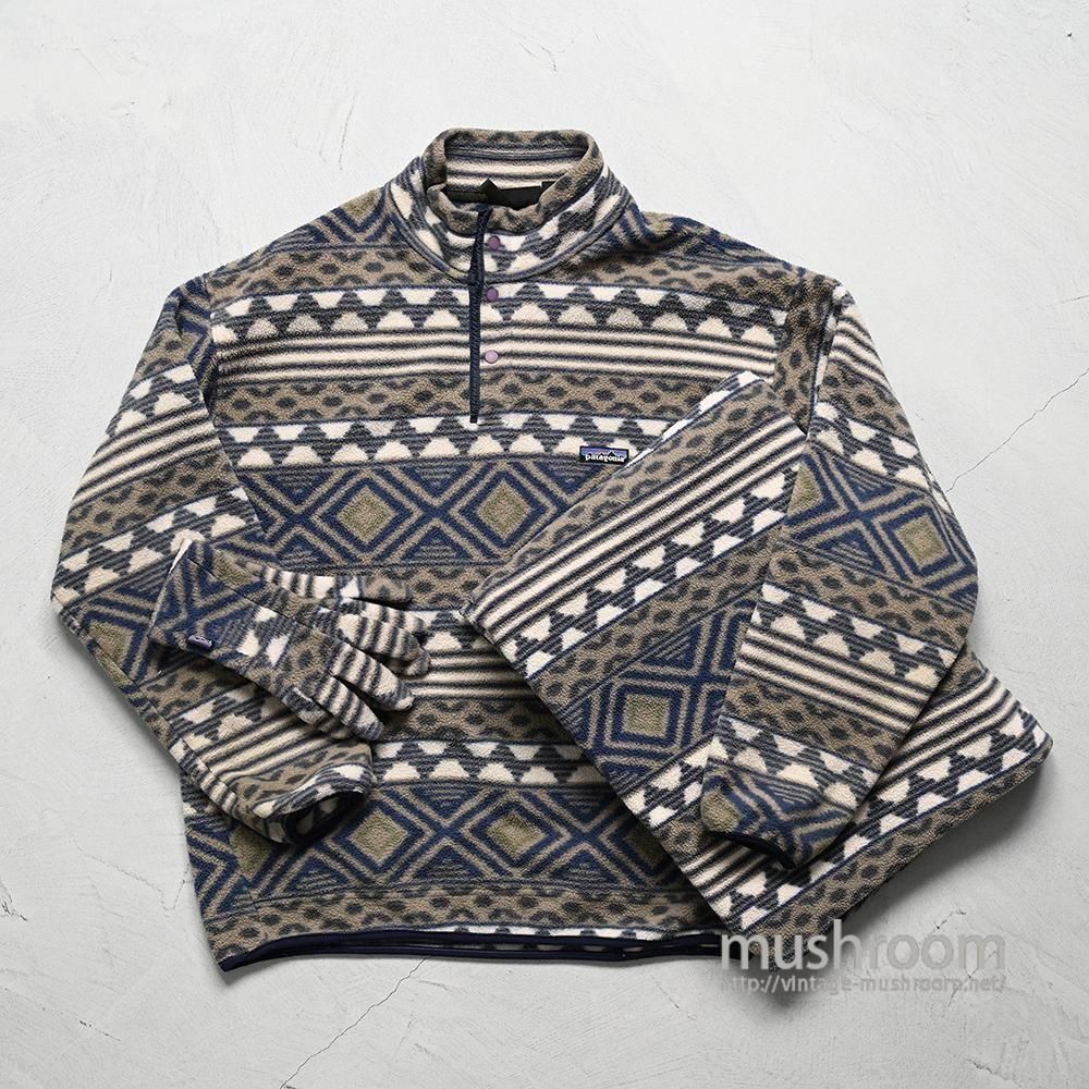 PATAGONIA NATIVE PATTERN SNAP-T & BLANKET & GLOVEʡ97/GOOD CONDITION/LARGE